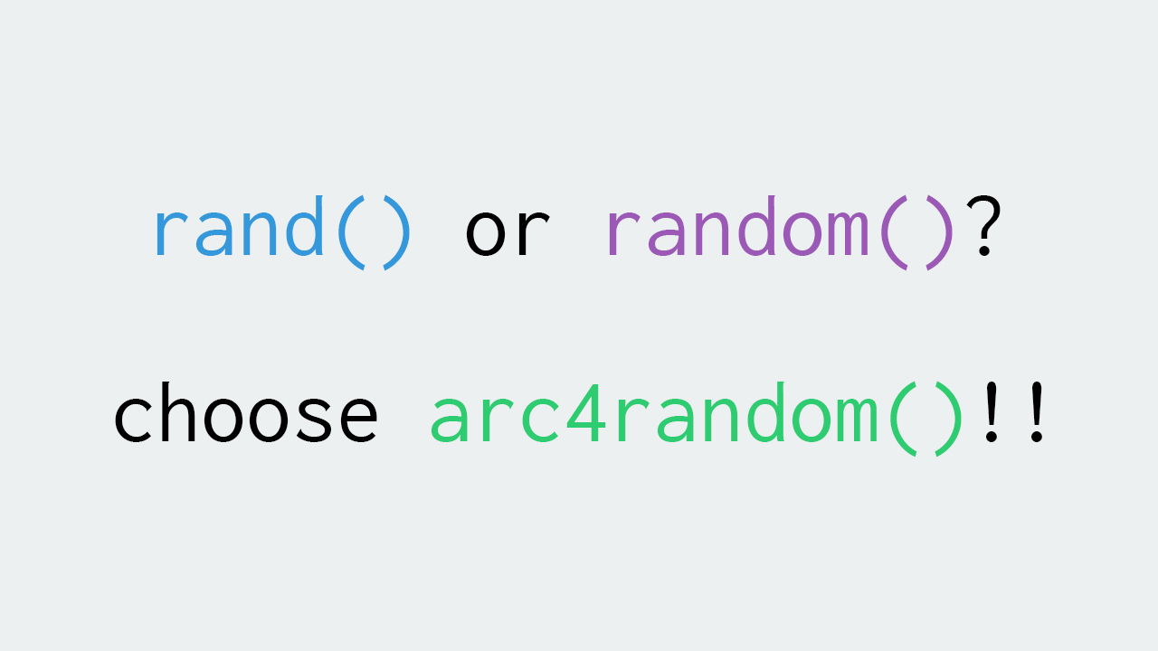 iOS 高精度随机数