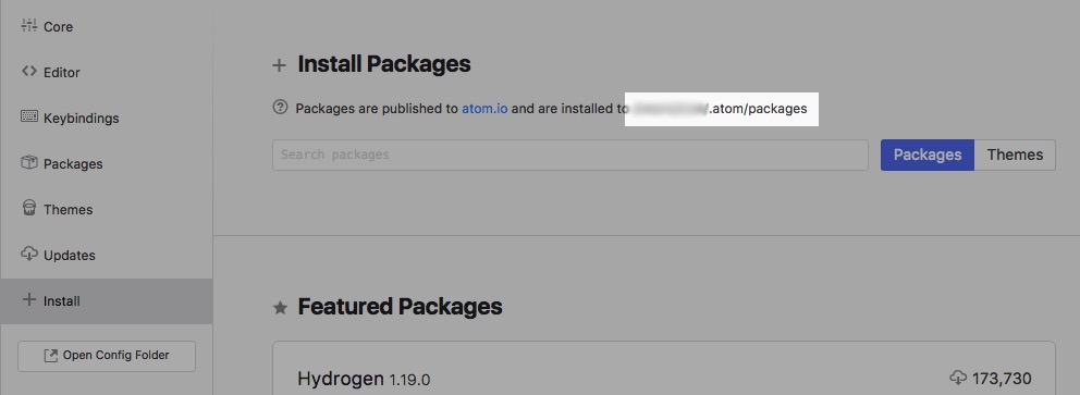 查看Packages目录